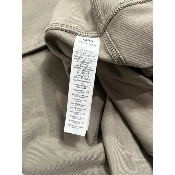 Alo Yoga Airbrush High-Waist Bootcut Legging in Light Cocoa - Picture 8 of 9